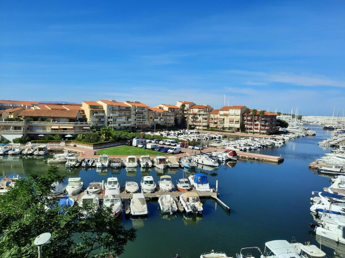 Appartement T2 Vue Mer Et Port,2 Balcons, Parking Prive Canet-en-Roussillon Εξωτερικό φωτογραφία