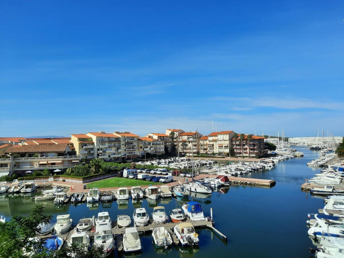 Appartement T2 Vue Mer Et Port,2 Balcons, Parking Prive Canet-en-Roussillon Εξωτερικό φωτογραφία