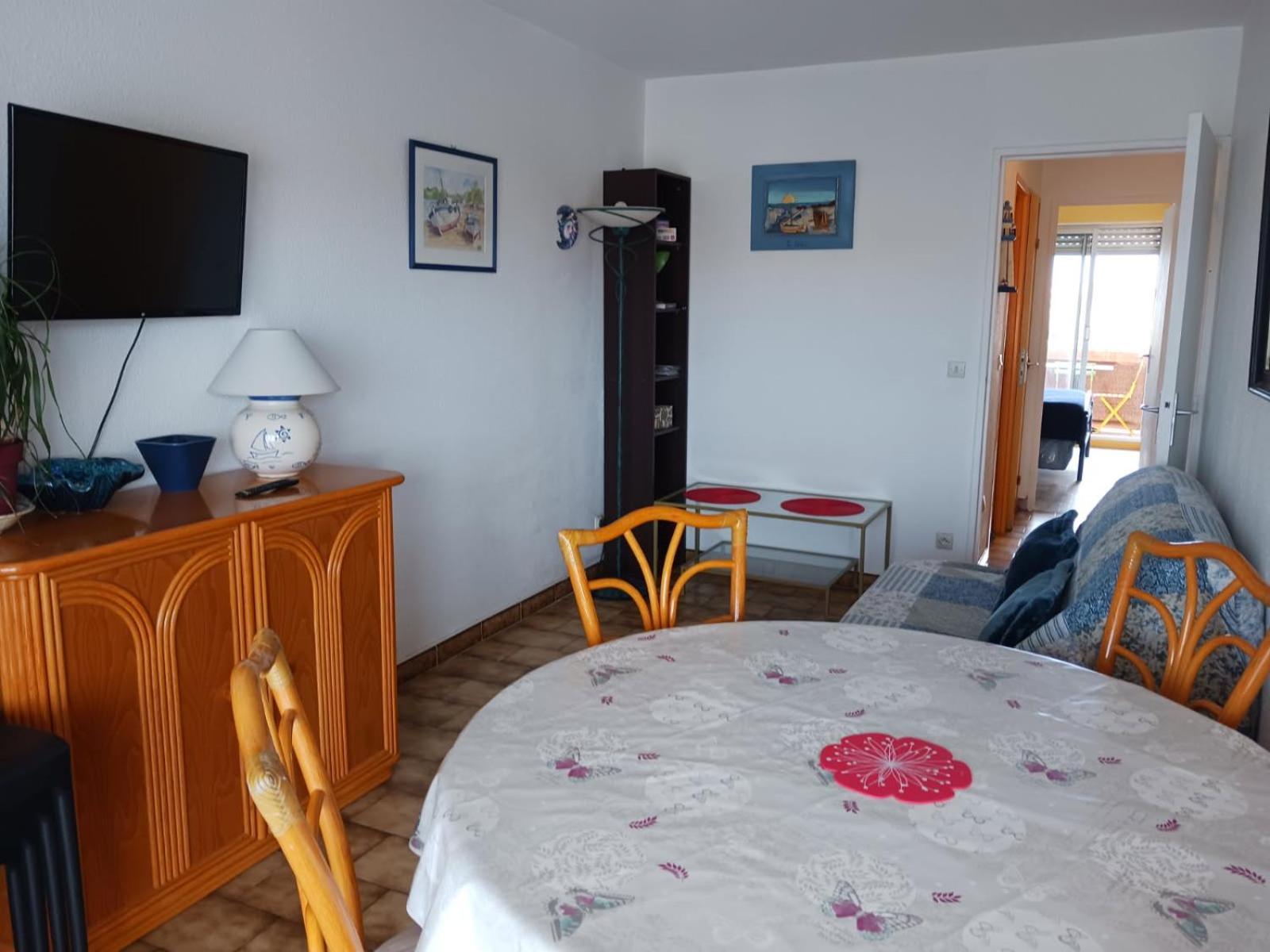 Appartement T2 Vue Mer Et Port,2 Balcons, Parking Prive Canet-en-Roussillon Εξωτερικό φωτογραφία